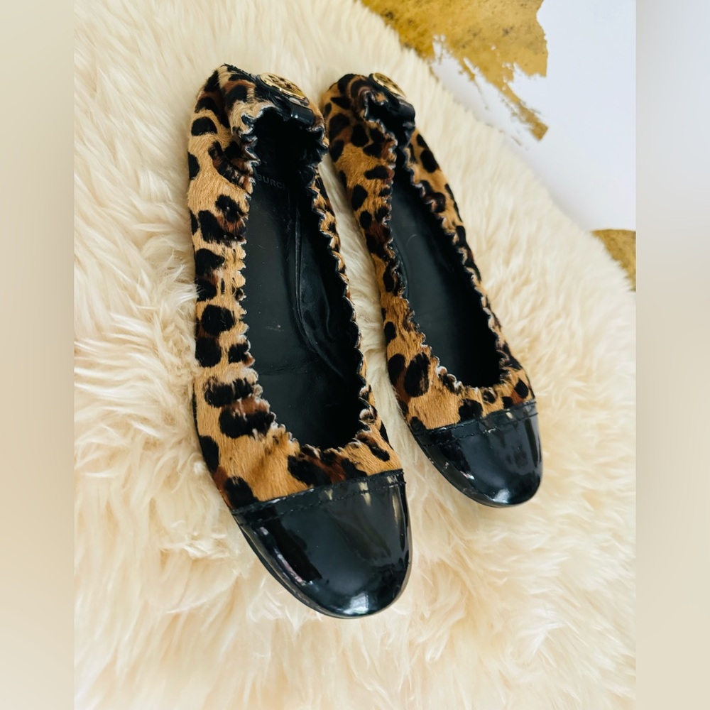 Leopard Tory Burch Flats